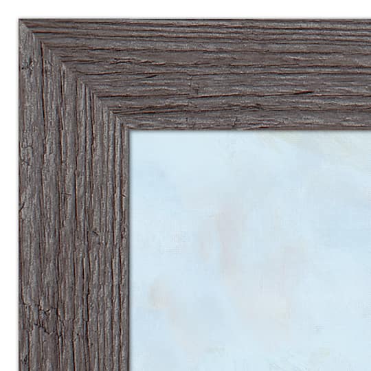 Barn Field 20" x 24" Western Gray Framed Print
